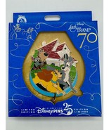 Disney Parks Lady &amp; the Tramp 70th Anniversary Jumbo Pin Trusty Jock LE ... - $62.36