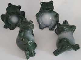 Ceramic Frogs Garden Decorations about 4” x 3” x 3”, S24, Select: Type - £3.20 GBP
