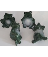 Ceramic Frogs Garden Decorations about 4” x 3” x 3”, S24, Select: Type - £3.13 GBP