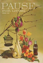 Pause for Living Spring 1965 Vintage Coca Cola Booklet Teens Lilies Cent... - $9.89
