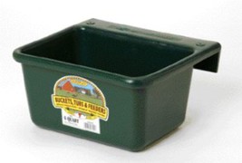 6 Quart Green MF6 Miller Mini Feeder - Hooks Over 2 By Board - £22.14 GBP