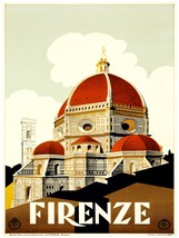 7912.Firenze.Red roof on building.arabic in nature.POSTER.art wall decor - £13.41 GBP+