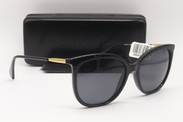 New Ralph Lauren Ra 5248 5001/81 Black Gold Polarized Authentic Sunglasses 56-17 - £59.78 GBP