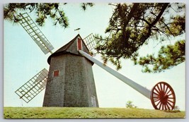 One of the Famous Windmills Cape Cod Massachusetts MA Chrome Postcard K10 - £2.32 GBP