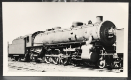 New York Central NYC #2640 4-8-2 Locomotive Train B&amp;W Photograph at Lima Ohio - £9.41 GBP