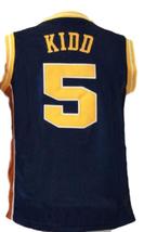 Jason Kidd Custom California Basketball Jersey New Sewn Navy Blue Any Size image 2