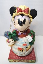 Jim Shore Walt Disney Showcase Collection Heartwarming Holiday Minnie #4004042 - £44.39 GBP