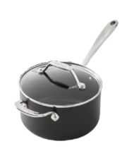 All-Clad Essentials 2.5- qt Nonstick Sauce Pans with Lid - £44.94 GBP