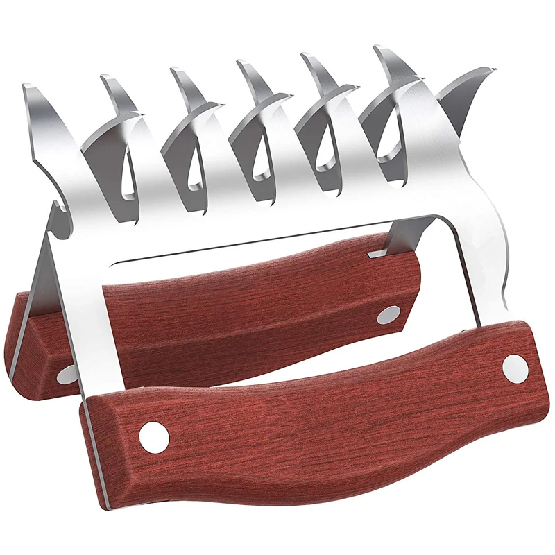 LMETJMA  Claws Stainless Steel BBQ Meat Shredder Claws with en Handle Bottle Ope - £100.75 GBP