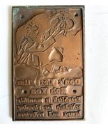 Printing Block Letterpress Energy Saving Advertisement Copper Metal Vtg ... - £7.73 GBP