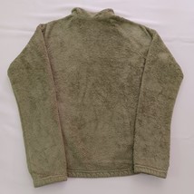 The North Face Mossbud Fleece 1/4 Zip Pullover Jacket ABXM Green Women's Small image 2