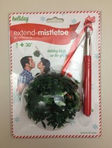 Lot of 2 - MISTLETOE Christmas STICK! Extend-Mistletoe (NEW) Fast shipping! - $19.99