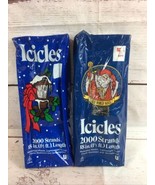 2 Vintage Christmas Icicles Tinsel 2000 18&quot; Strands, Reusable, NIB - $13.54 CAD