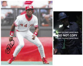 Eric Davis signed Cincinnati Reds baseball 8x10 photo proof COA autograp... - £77.86 GBP