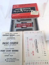 1959 Autobridge Auto Play Yourself Bridge Game PGB Beginners Set w Box Un-used - £7.98 GBP