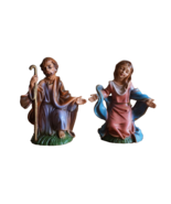 Vtg Christmas Nativity Hard Plastic Replacement Lot Italy Mary + Joseph ... - $18.07 CAD