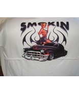 Ole&#39; Caddy - Smokin w/flames on a new white extra large (XL) tee shirt  - £14.38 GBP