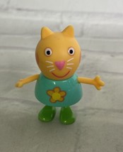 Peppa Pig Princess Candy Cat 2.5in Action Figure Toy With Flower On Chest - £6.30 GBP