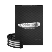 CableMod RT-Series Pro ModMesh Sleeved Cable Kit Black/White 12VHPWR - $43.36