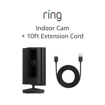 All-New Indoor Cam (2Nd Gen), Black With 10 Ft. Usb-A To Micro Usb Power Cable - £31.56 GBP