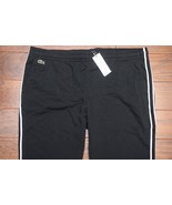 Lacoste Sport XH4917 Men's Black Fleece Cotton Sweatpants Joggers 4XL EU 9 - $54.98