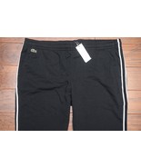 Lacoste Sport XH4917 Men&#39;s Black Fleece Cotton Sweatpants Joggers 4XL EU 9 - $75.19 CAD