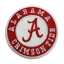 Alabama Crimson Tide NCAA Football Embroidered Sew On Iron On Patch 2.75&quot; - $8.47+