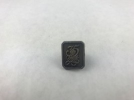 35 Years Handshake Heart Silver Burnish Tone Collectible Souvenir Pin 1/... - $14.03
