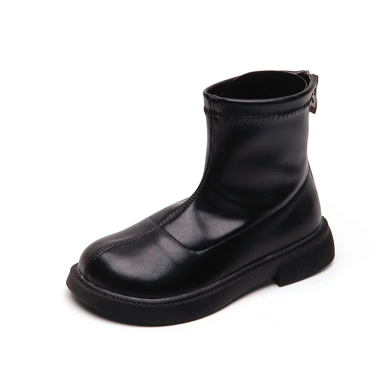 Girls Chelsea Boots Casual Spring and Autumn Simple  Non-Slip Solid Color Japane - £78.15 GBP