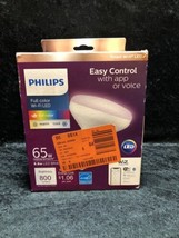 Philips Smart Wi-Fi LED Flood Light, Full Color 65W, BR40 NEW - $9.89