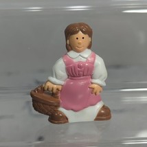 Lincoln Logs Little Prairie Farmhouse Pioneer Woman Pink Dress - $7.91