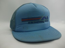 A1 Air Conditioning Heating Hat Vintage Blue Snapback Trucker Cap - £12.65 GBP