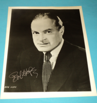 Bob Hope  Legendary Movie Star  Authentic Autographed 8 x 10&quot;  B&amp;W  Photo - £74.27 GBP