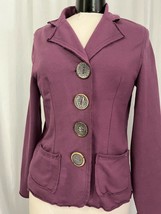 Neon Buddha Women&#39;s Jacket Purple Light Weight Size Small - £22.96 GBP