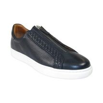 Men's Shoes GENIO Turkey Casual Dress Leather Braided 120198805 Dark Blue image 3