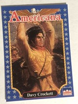 Davy Crockett Americana Trading Card Starline #29 - £1.52 GBP