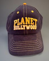 Planet Hollywood Hat Cap Embroidered Adjustable Vintage EST. 1991 Denim ... - $17.09