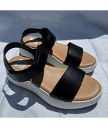 DV by Dolce Vita Finesse Sandals Black White Platform Strap Womens Size ... - $41.01 CAD