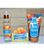 Spiced Pumpkin Cider Bath and Body Works Fragrance Mist Body Wash Body B... - $45.00