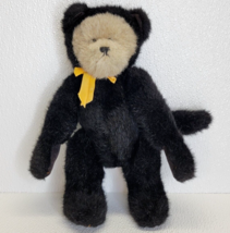 Boyds Bears Collection Puck Bear Black Cat Halloween Costume Retired Ora... - £8.35 GBP