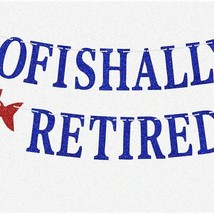 RetireMint: Fin-tastic Retirement Banner &amp; Bobber Decor - Reel in the Fun with F - £21.37 GBP