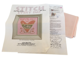 Cross Stitch for the Cure Every Day Breast Cancer Project Chart Fabric B... - $19.99