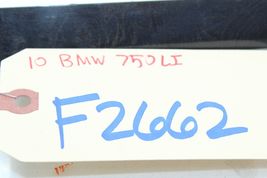 09-15 BMW 750LI Front Right Passenger Side Center Console Trim F2662 image 12