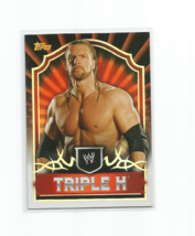 Triple H 2011 Topps Wwe Classic Card #68 - £3.95 GBP