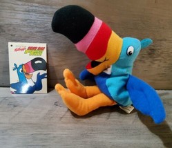 Vintage Kelloggs Bean Bag Breakfast Bunch 1997 Stuffed Toy Toucan Sam Froot Loop - £9.75 GBP