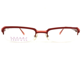 Lafont Issy &amp; LA Petite Eyeglasses Frames KERMESSE 945 Burnt Red 48-18-130 - £44.02 GBP