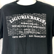 Liguria Italian Bakery San Francisco North Beach T-Shirt XL Mens Short 4... - £21.97 GBP
