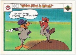 N) 1990 Upper Deck Looney Tunes Comic Ball Card #440/443 Which Pitch is Witch? - £1.57 GBP