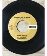 2 Records by Anita Bryant WONDERLAND BY NIGHT 1961 45 RPM &amp; ANYONE COULD... - €4,34 EUR