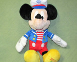 20&quot; MICKEY MOUSE SAILOR EXCLUSIVE PLUSH Disney Macys Stuffed Animal 2009... - $15.75